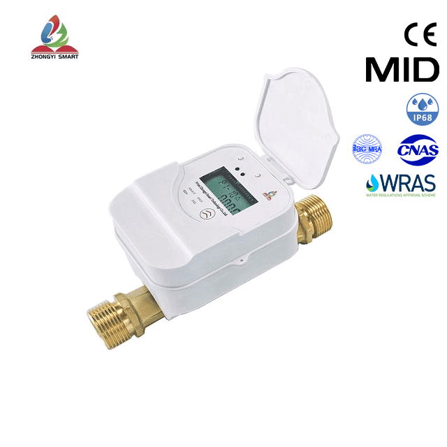 Smart ultrasonic non valve controlled water meter