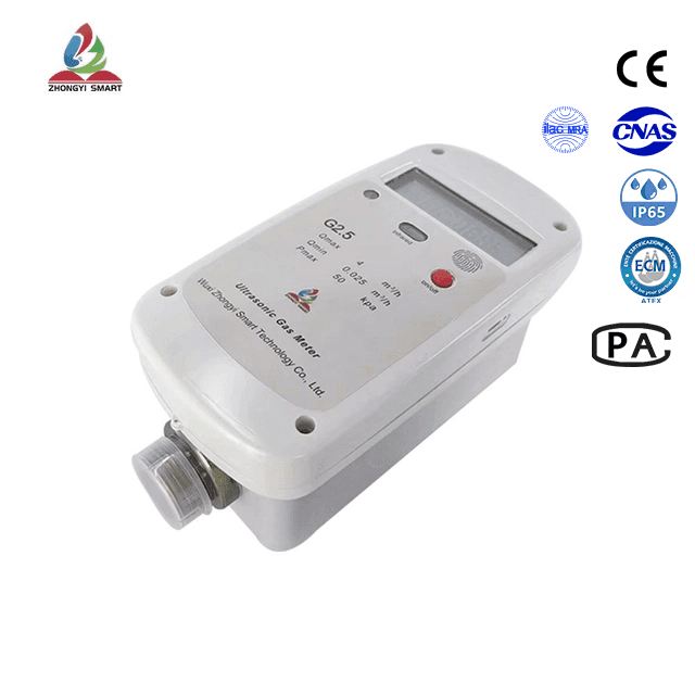 Pengukur gas ultrasonik horizontal