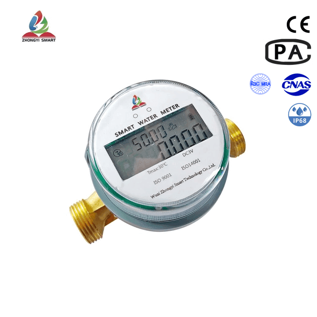 Compteur d'eau à débit unique sans vanne