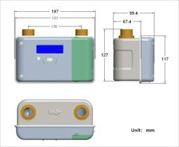 The Intelligent Wall-Mounted Ultrasonic Gas Meter 
